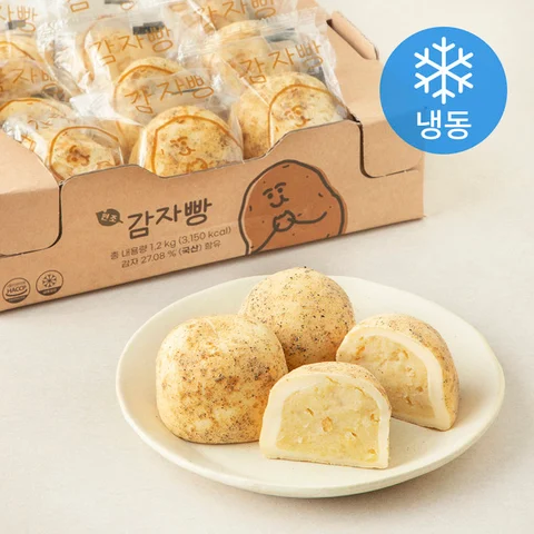 감자밭 감자빵 오리지널 냉동, 120g, 10개입, 1개
